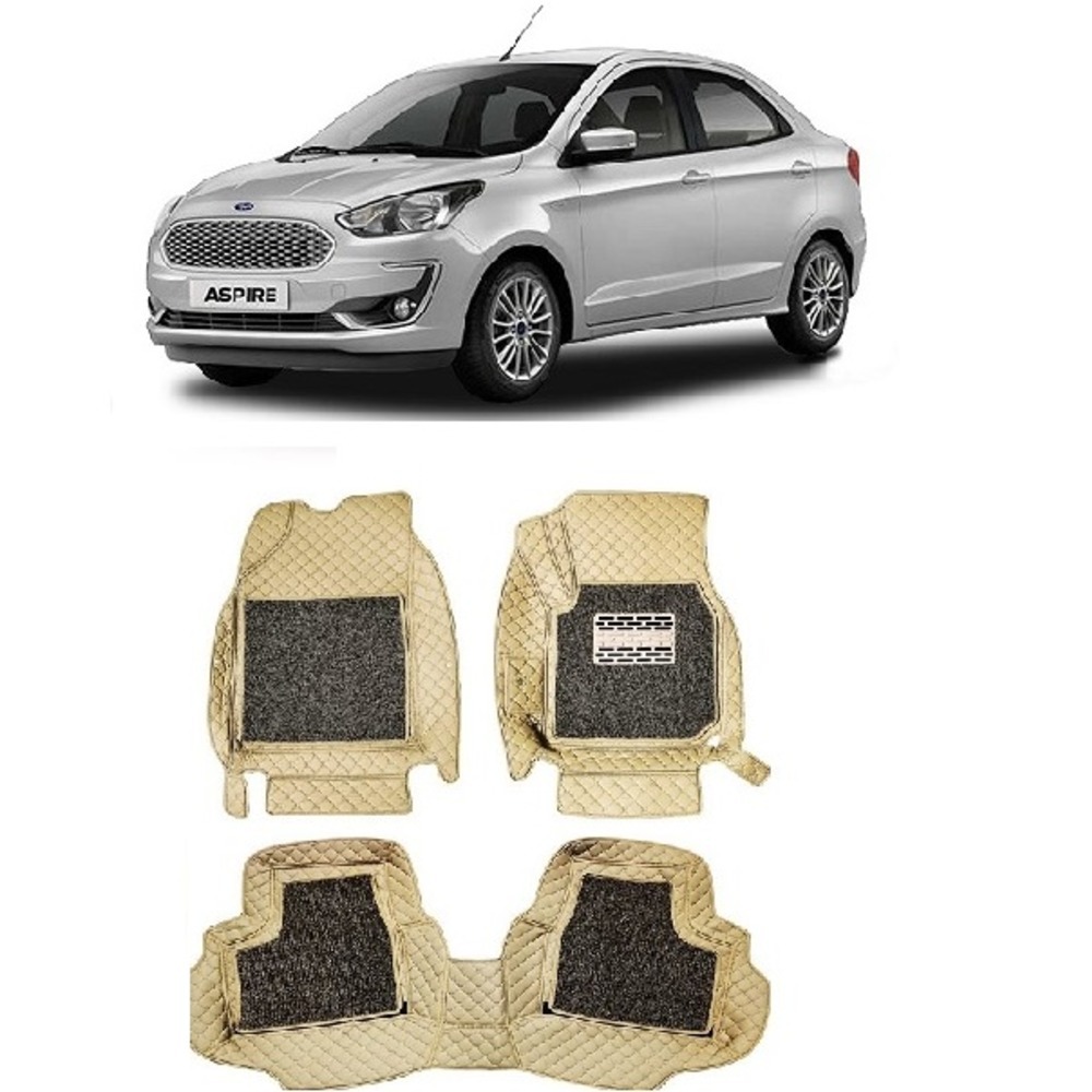 Floor Mats for Figo Aspire - beige